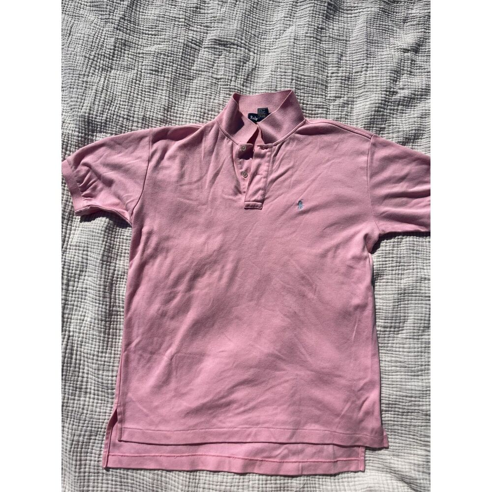 Men’s Ralph Lauren Polo Shirt Pink – Size L